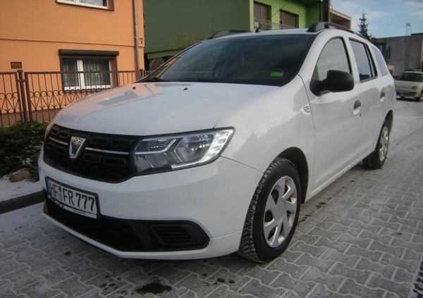 Dacia Logan cena 14500 przebieg: 180000, rok produkcji 2017 z Biała małe 191